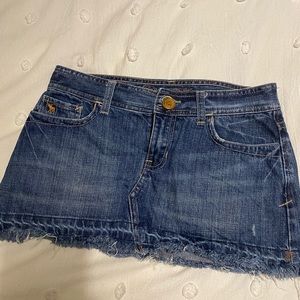 jean skirt!